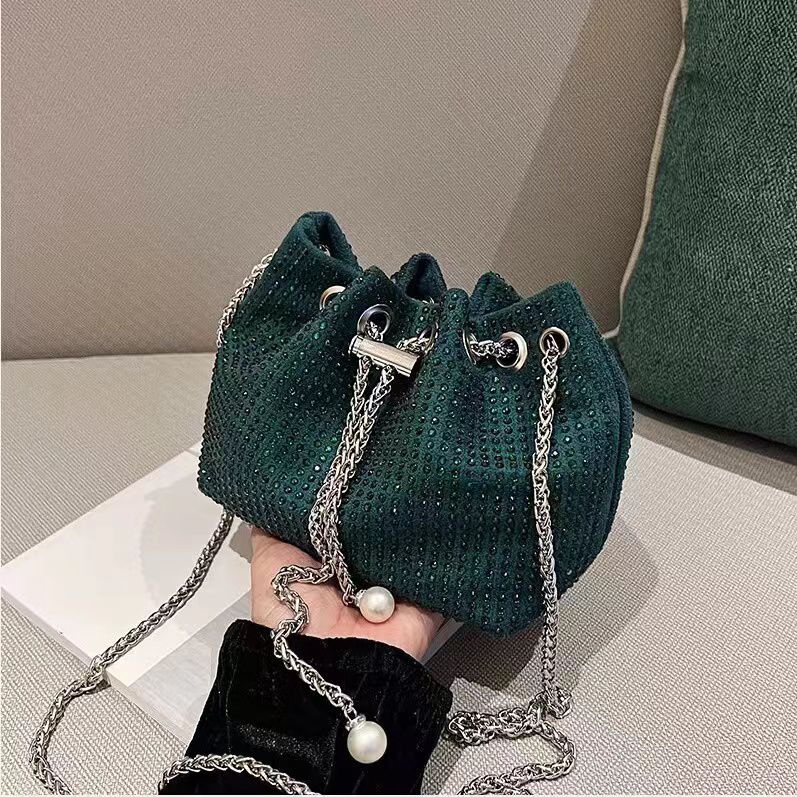 TASHAPPY  ELJ 4161 Tas SELEMPANG Wanita Serut Fashion Cantik Tali Rantai model korea supplier tas import  EL 4161