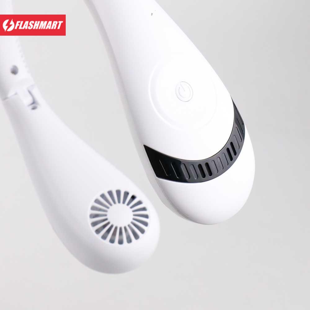 Flashmart Kipas Angin Leher Portable Neck Fan Rechargeable 5000mAh - H11