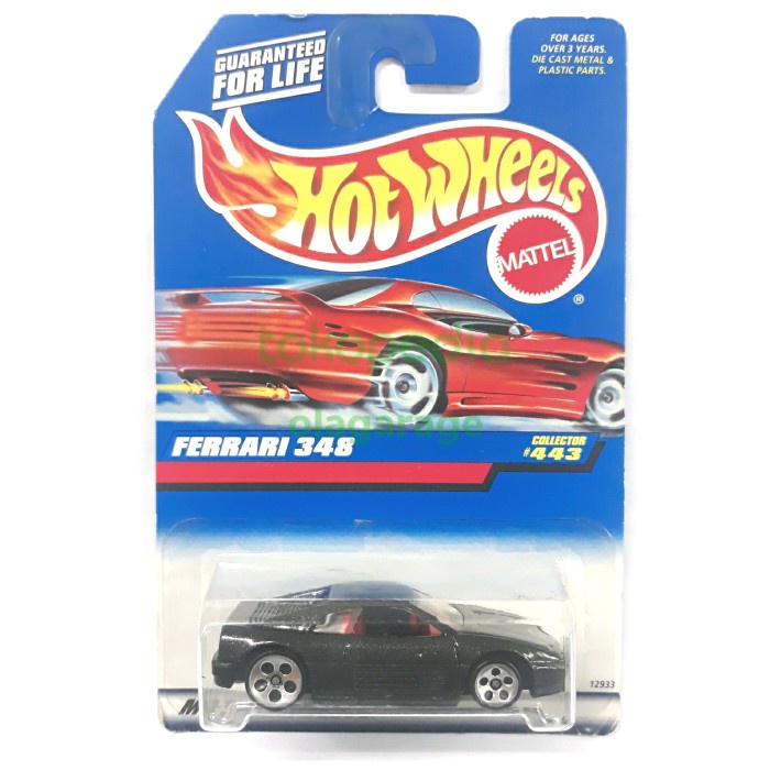 HOT WHEELS FERRARI 348 BLACK TERMURAH