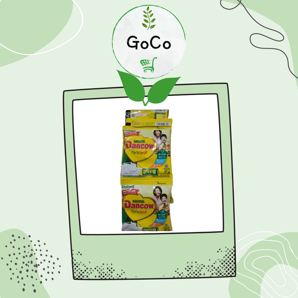 

DANCOW | Full Cream | Susu Bubuk Instan | 10 Sachet |Eco-Friendly Packaging by GoCo