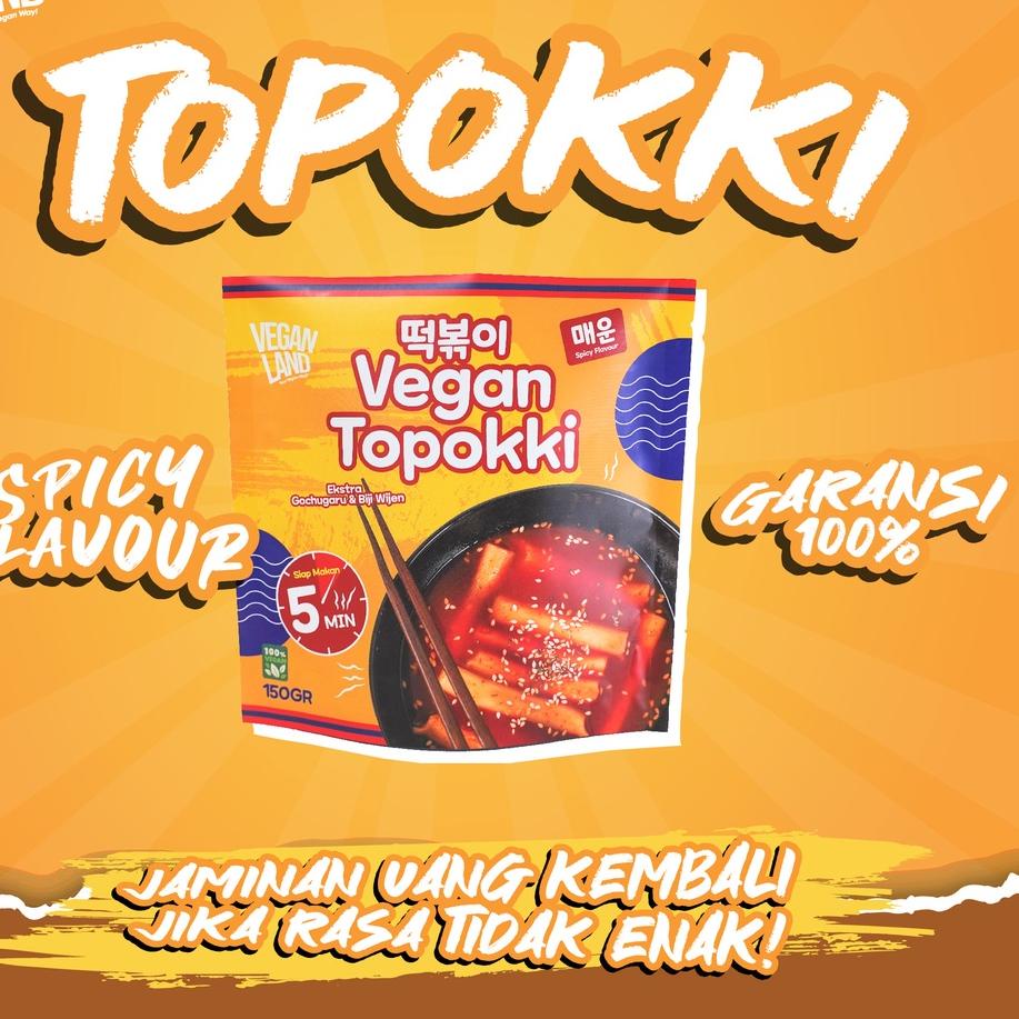 

☂ [VEGAN] TOPOKKI ORIGINAL | TTEOKBOKKI ORIGINAL | KUE BERAS - VEGAN LAND ✱