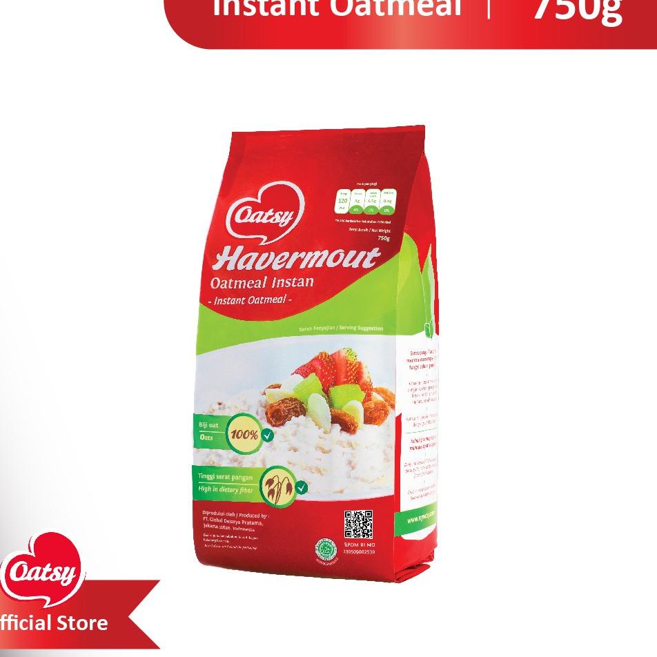 

Harga Grosir OATSY Oatmeal Instant 750g