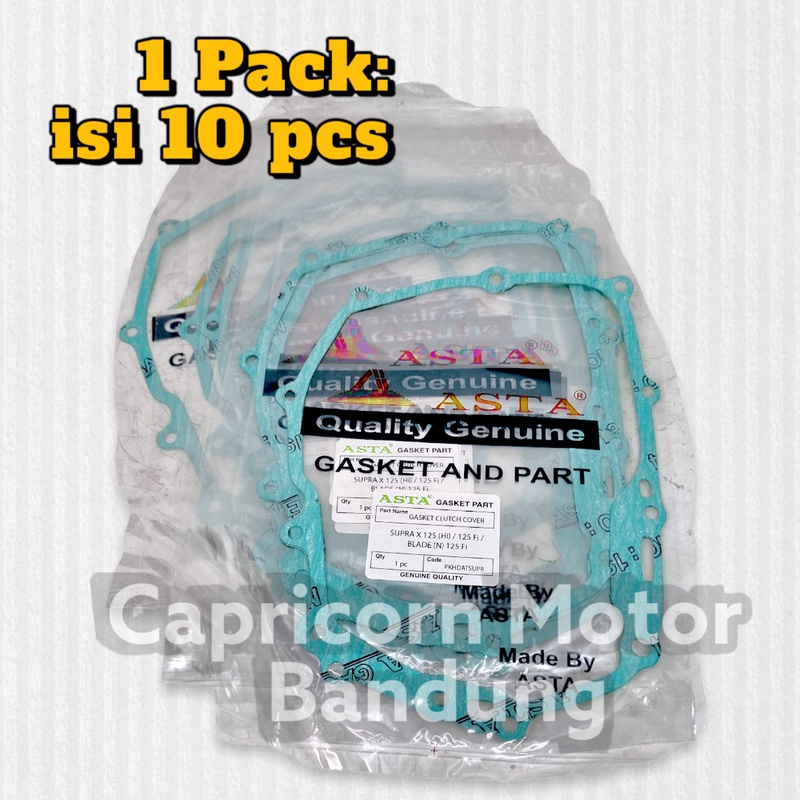 PAKING GASKET BAK BLOK KOPLING SUPRA X 125 HELM IN BLADE 125 FI ASTA ISI 10 PACKING KANAN