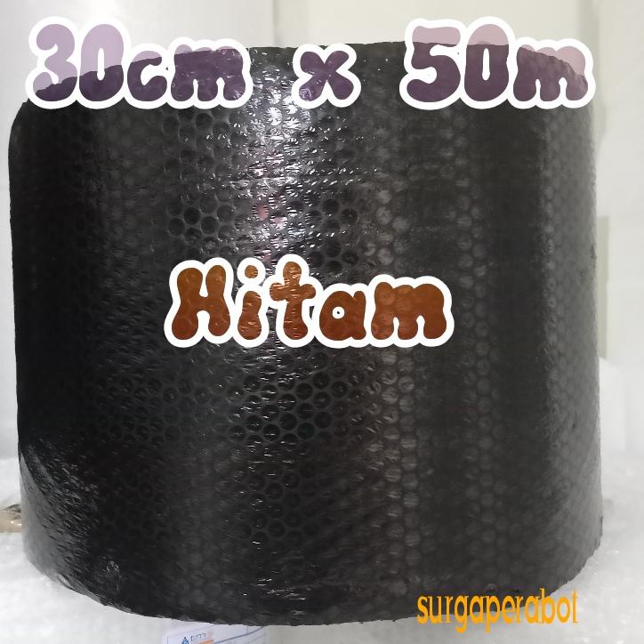 

[ART. 6912] Bubble wrap Hitam 30cm x 50m Bable MurahTebal plastik buble warp roll