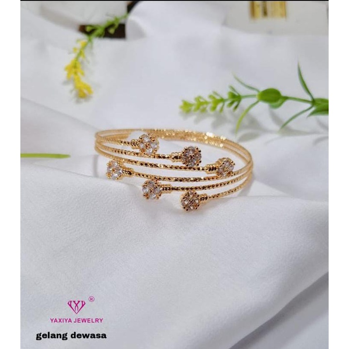 GELANG TANGAN BANGKOK PERHIASAN IMITASI LAPIS EMAS