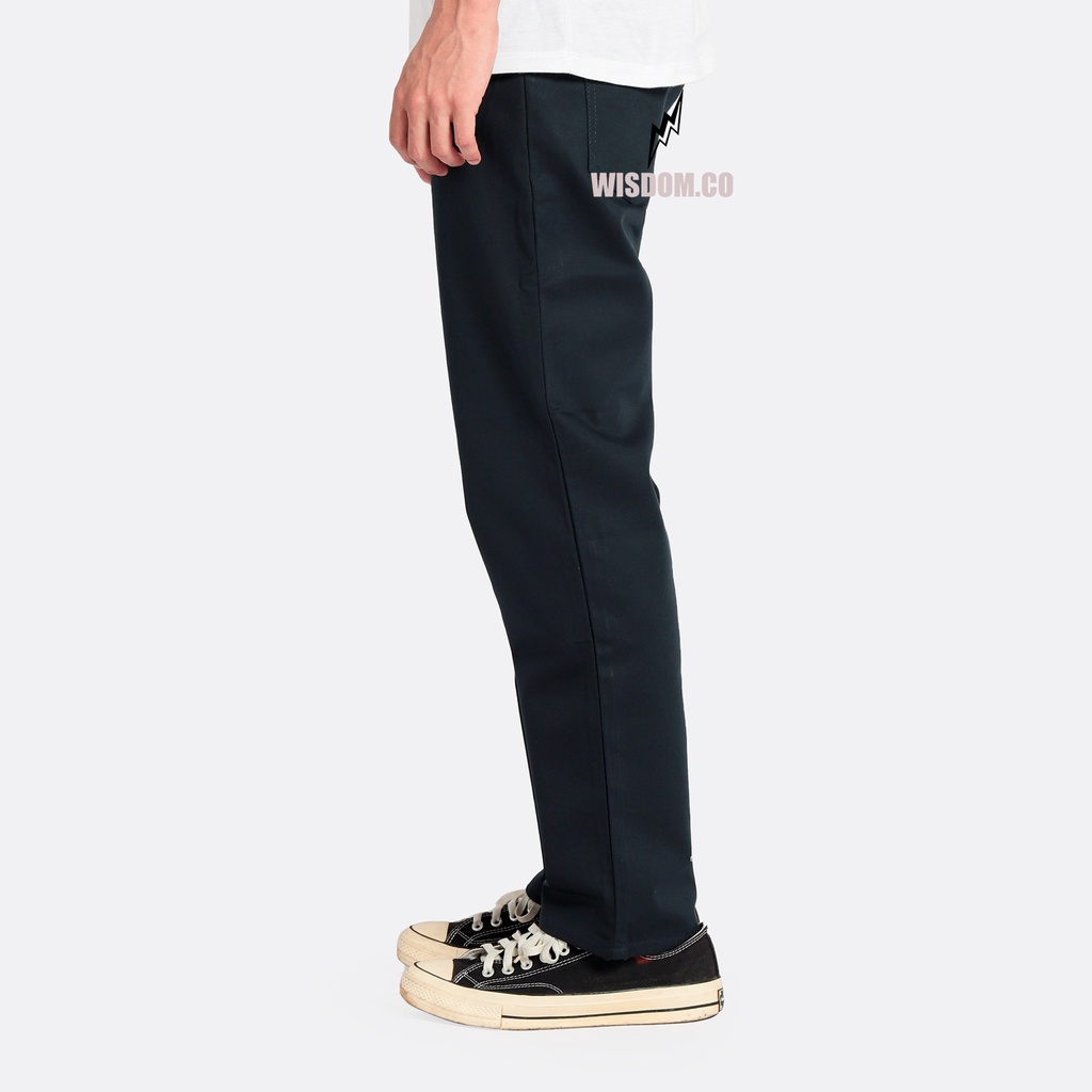 WISDOM Chino Straight Pants Reguler Fit walker Pants - Navy