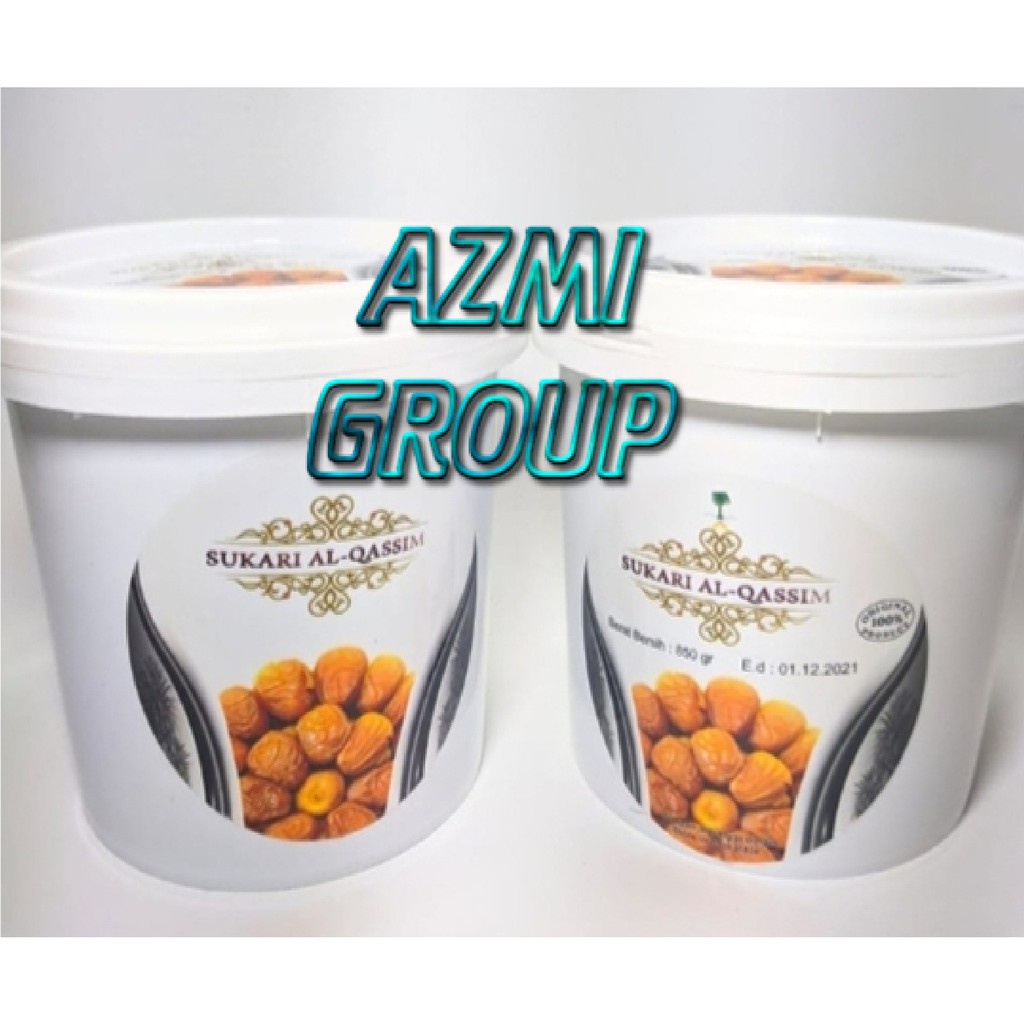 Grosir Promo Kurma Sukari ember Al-Qassim kemasan 850gr Original