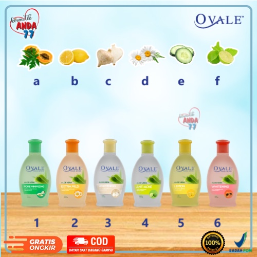 OVALE Toner / Facial Wajah