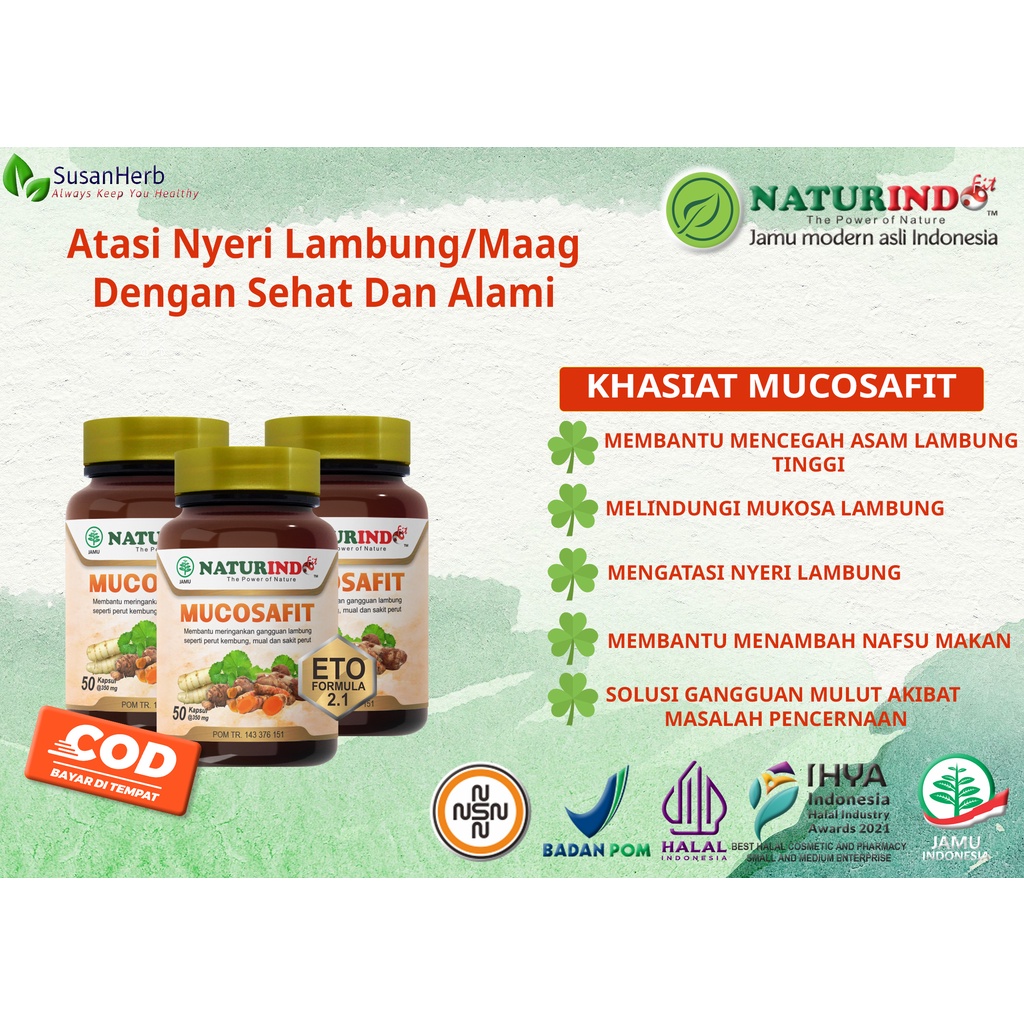 Mucosafit - Obat asam lambung