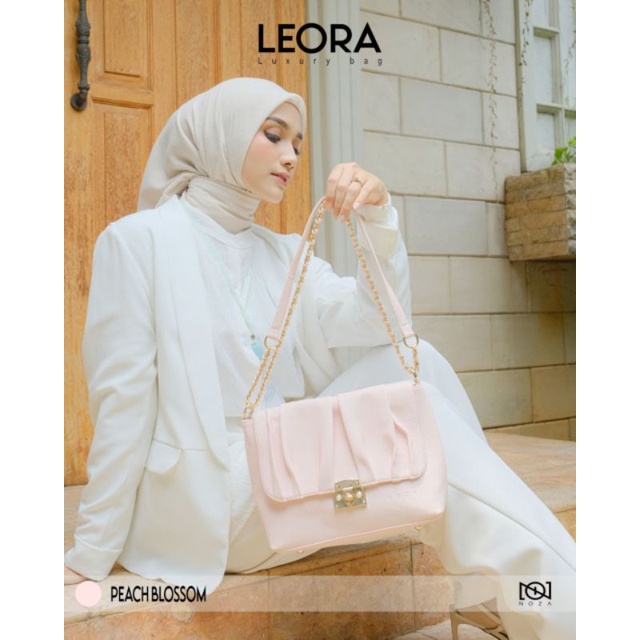Leora Luxury Bag / Peach Blossom / Noza Stuff / Tas Wanita