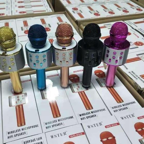 ♗ speaker mike bluetooth mic wireless karaoke mik smule online KTV ☝