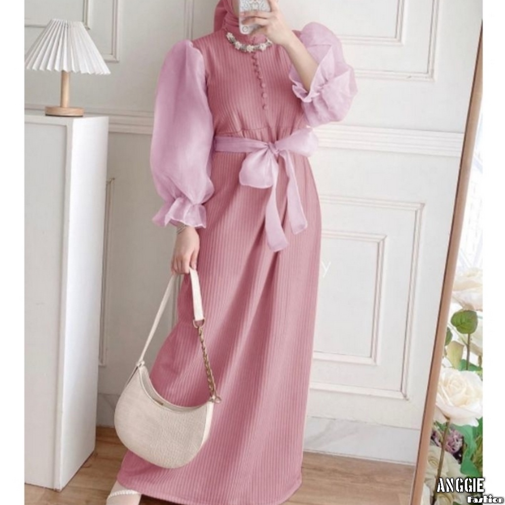 Busana Muslim Gamis Murah Gaun Pesta Muslimah Baju Pesta Wanita Kondangan Mewah Kekinian 2022 2023