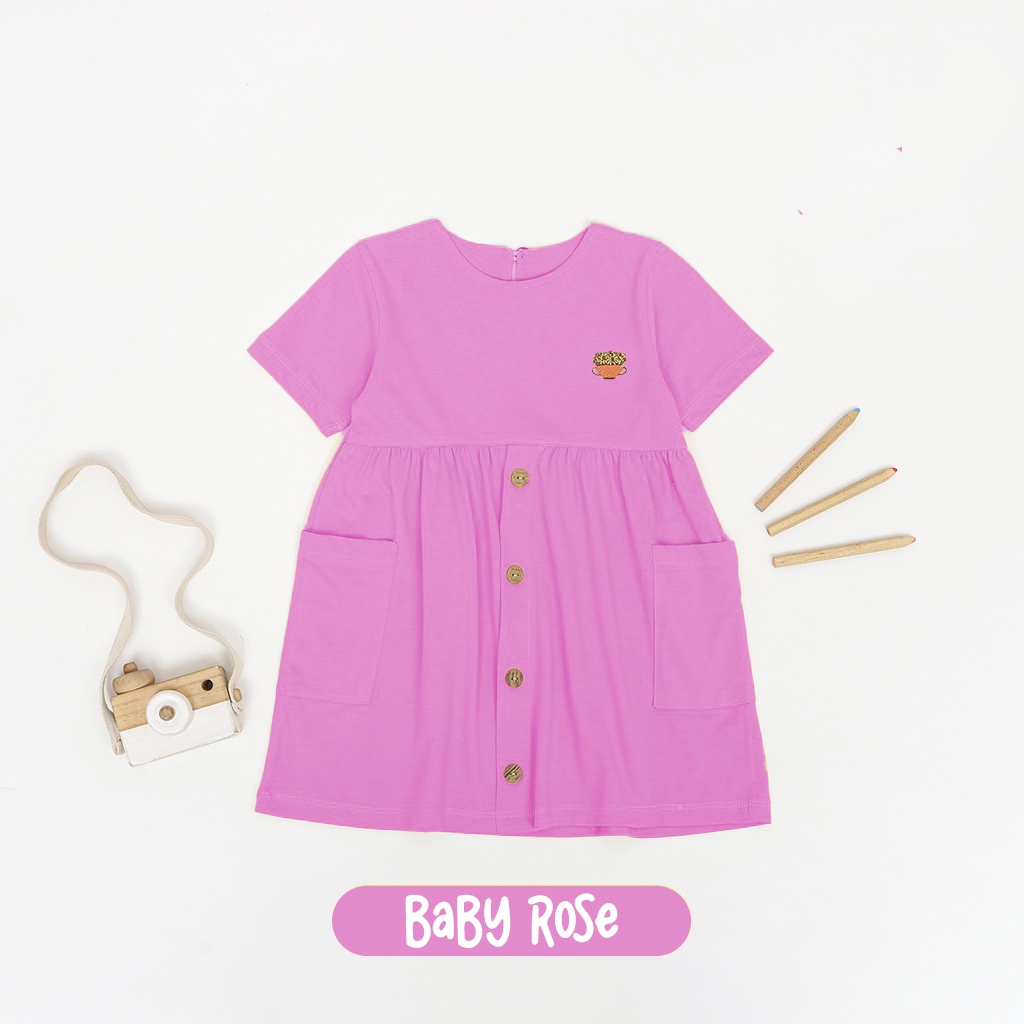 Dress Anak Perempuan Pocket Pacth