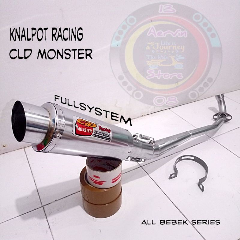 Knalpot Racing Motor Bebek CLD Monster