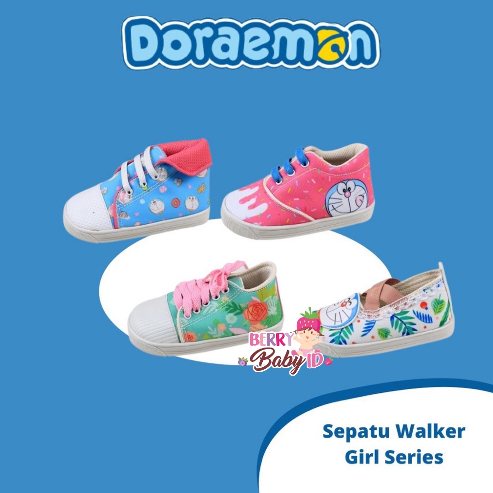 Lusty Bunny Sepatu Bayi Doraemon Baby Prewalker Anti Slip Girl Series Berry Mart