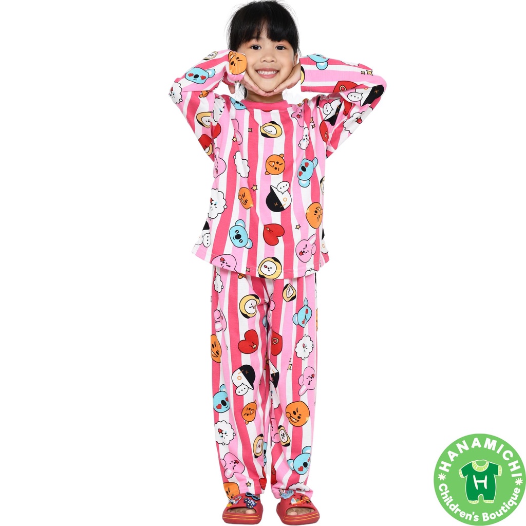 Hanamichi ELIN.PP Setelan Baju TIdur Anak Lengan Panjang