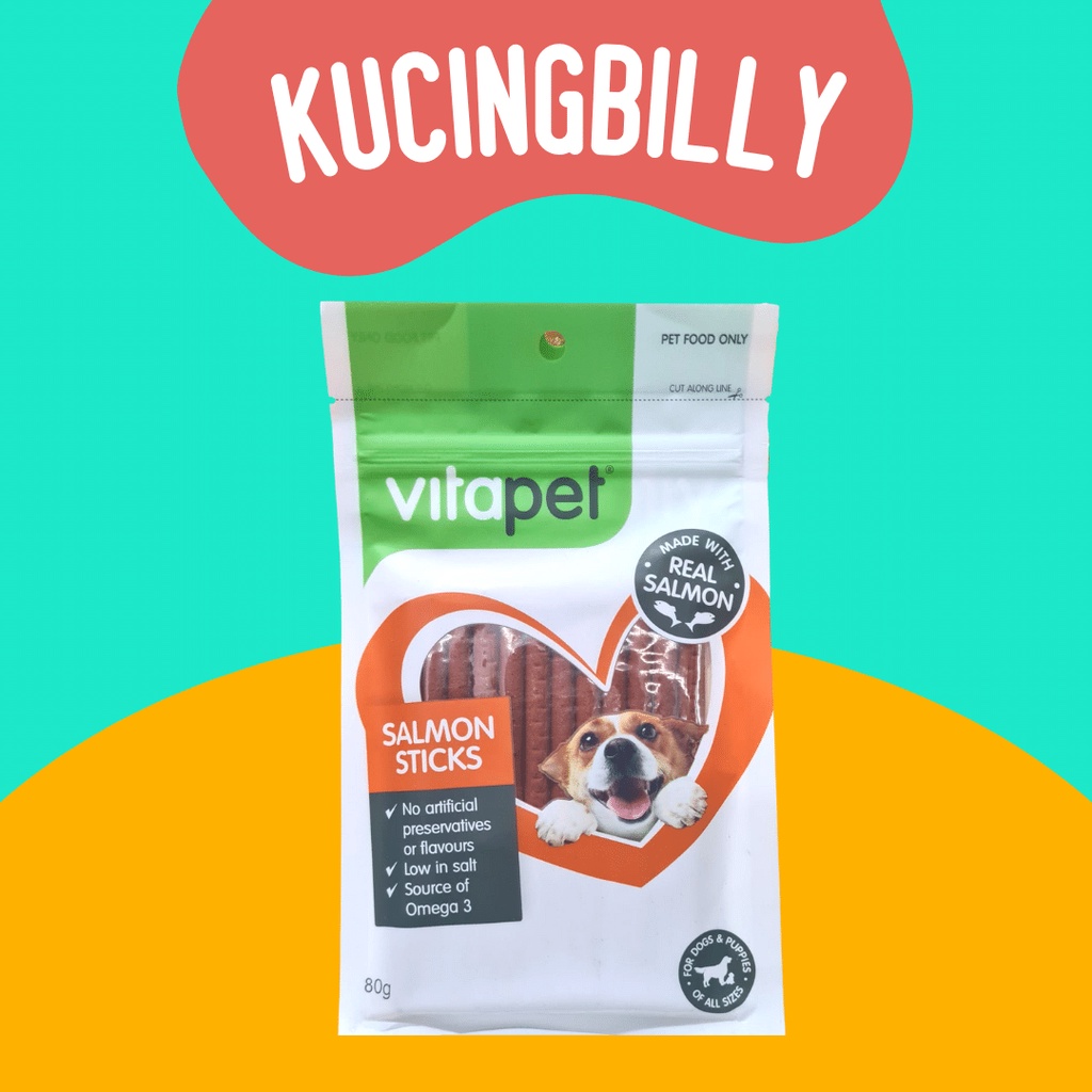 VITAPET JERHIGH 80gr &amp; 100gr Snack anjing