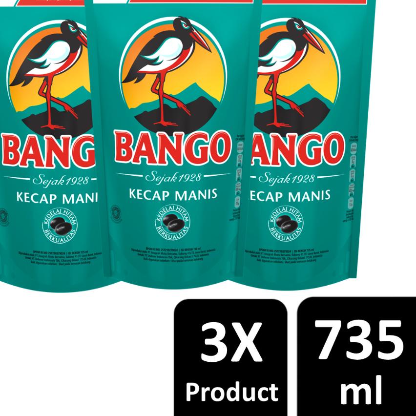 

✈ Bango Kecap Manis 735ml Multi Pack ♦