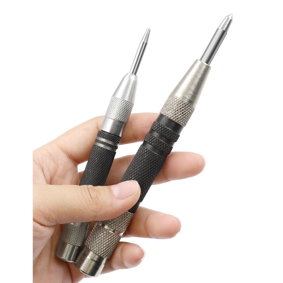 Automatic Center Punch Penanda Titik Bor - OA1 - Silver