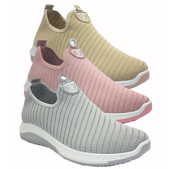 Terbaru Dr. Kevin Sport Shoes Sepatu Sneakers Wanita Tanpa Tali 589-027 - (3 Color Options) Murah