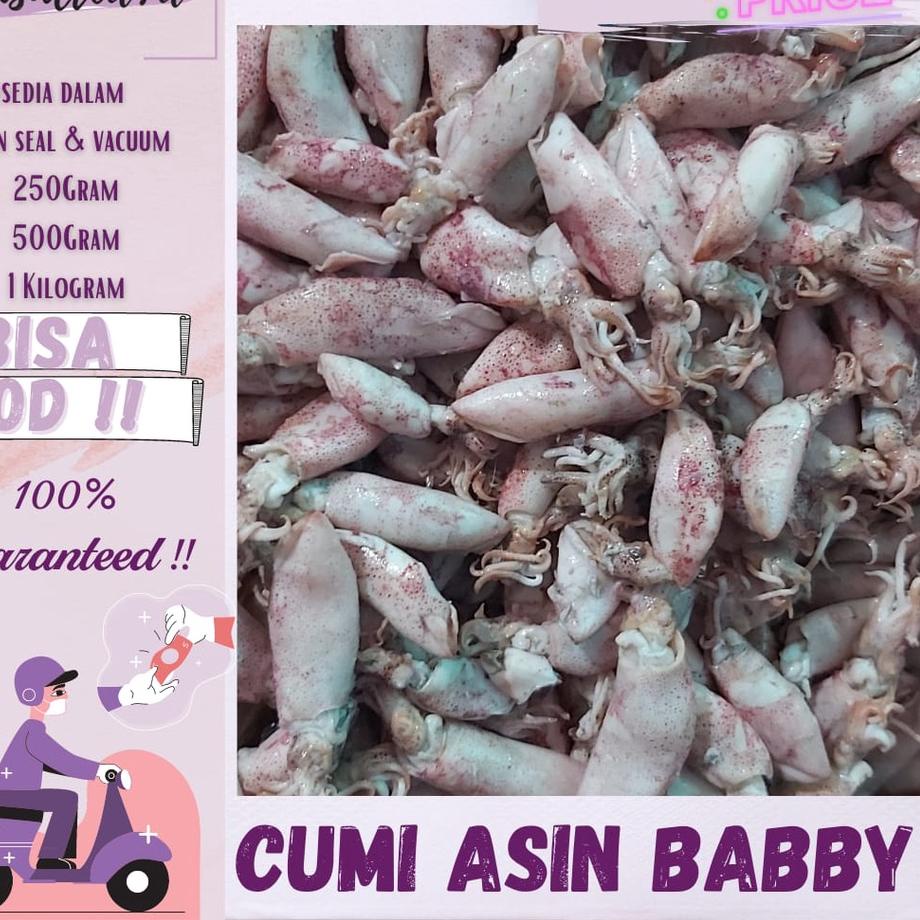 

❉ PROMO BABBY CUMI ASIN / CUMI JUMBO MURAH 1KG / IKAN ASIN MURAH ☋