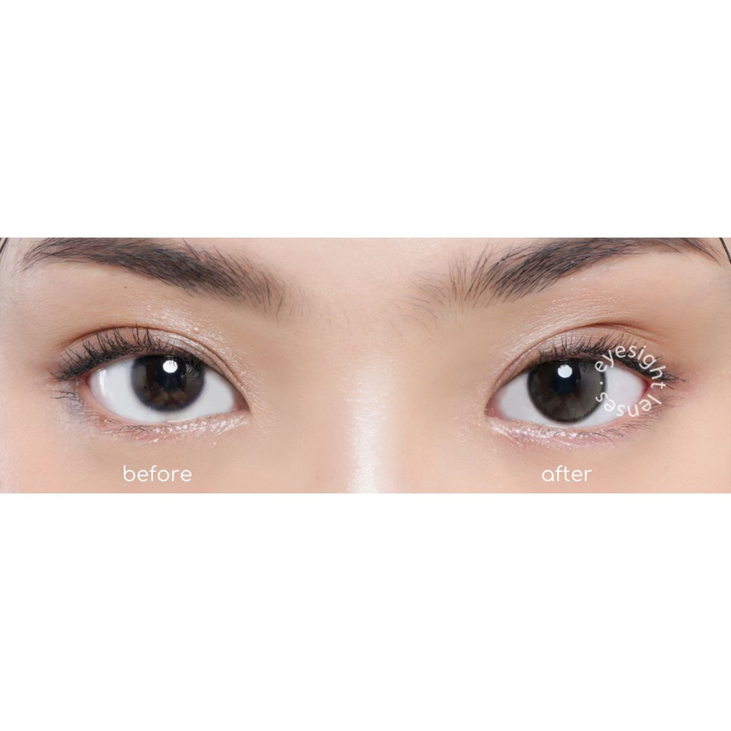 [BEST SELLER] EYESIGHT LENSES Softlens Kitty Kawaii Mini Julia Brown | Softlens Diameter 14.2mm Natural Efek Gradasi Cocok Untuk Daily Look (2pcs/sepasang)