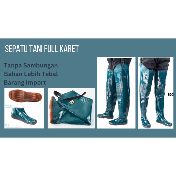 Sepatu Sawah Boot Anti Keong 80 Cm / Sawah / Ladang Kolam