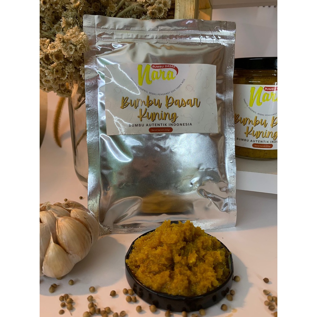 

Bumbu Dasar Kuning 150 gr - RumahNara.id | Sachet | Saset | Refill ~ Bumbu Masak Instan - Praktis, Higienis, No MSG, Bisa untuk MP-ASI, 100% HALAL