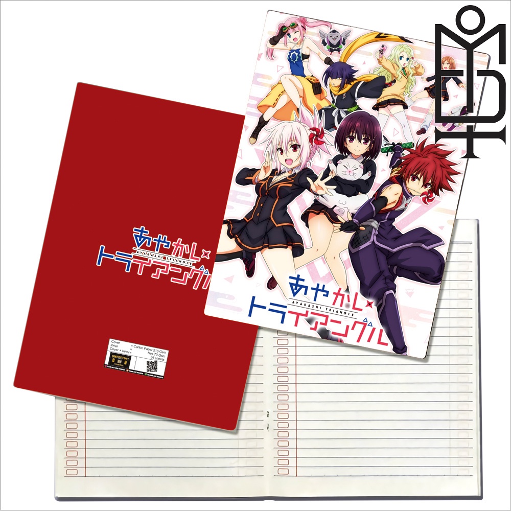 

OMEDETOU Buku Tulis Anime Ayakashi Triangle