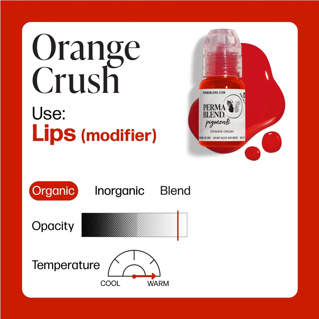 Permablend Pigments  Alis Perma Blend ORANGE CRUSH 15ml