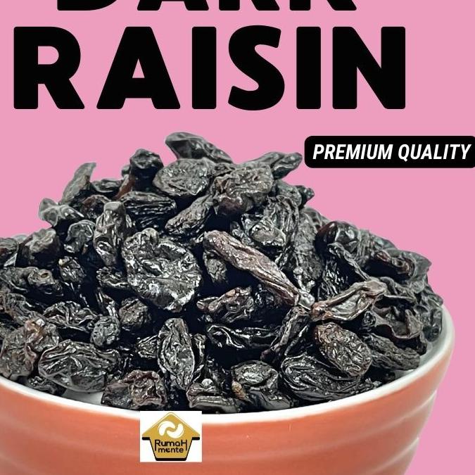 

❁ DARK RAISIN 1KG KISMIS HITAM (CEMILAN DIET BUAH KERING) ☺