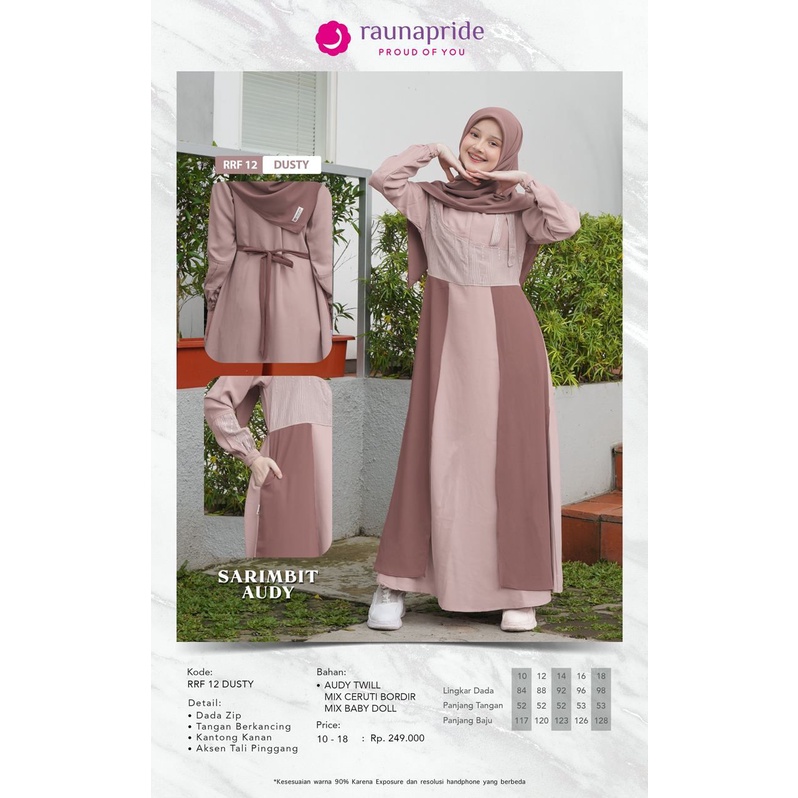 Rauna RRF 12 - Gamis Anak Remaja Tanggung Terbaru