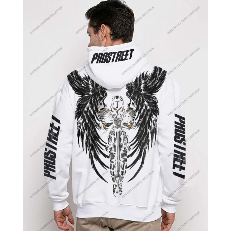 HOODIE PROSTREET THE GUARDIAN RIDER | PREMIUM | NEW | PROSTREET GUARDIAN PUTIH