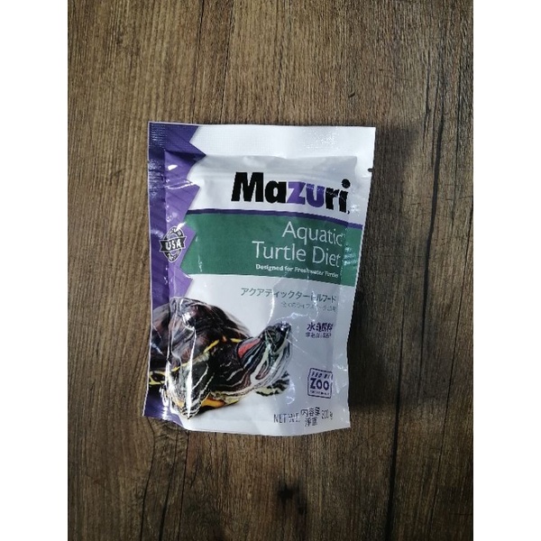 Mazuri Aquatic Turtle Diet Original Pack 200gr makanan kura air