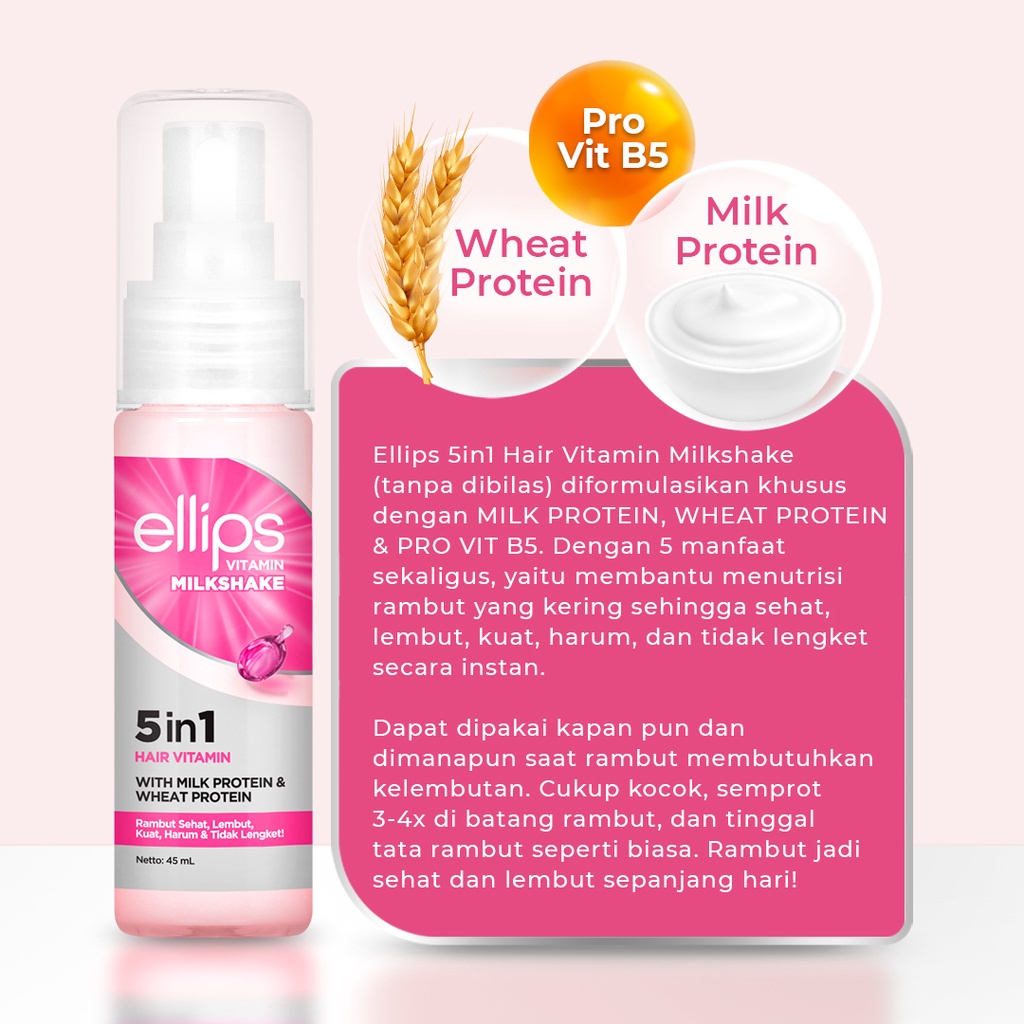 ELLIPS  5in1 Hair Vitamin Milkshake - 45ml