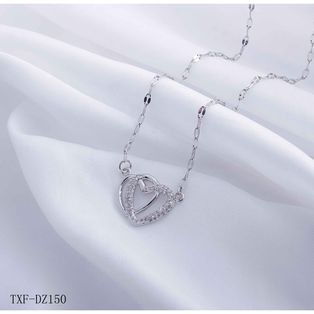 Kalung Titanium Love Permata Perhiasan Fashion Jewelry 150