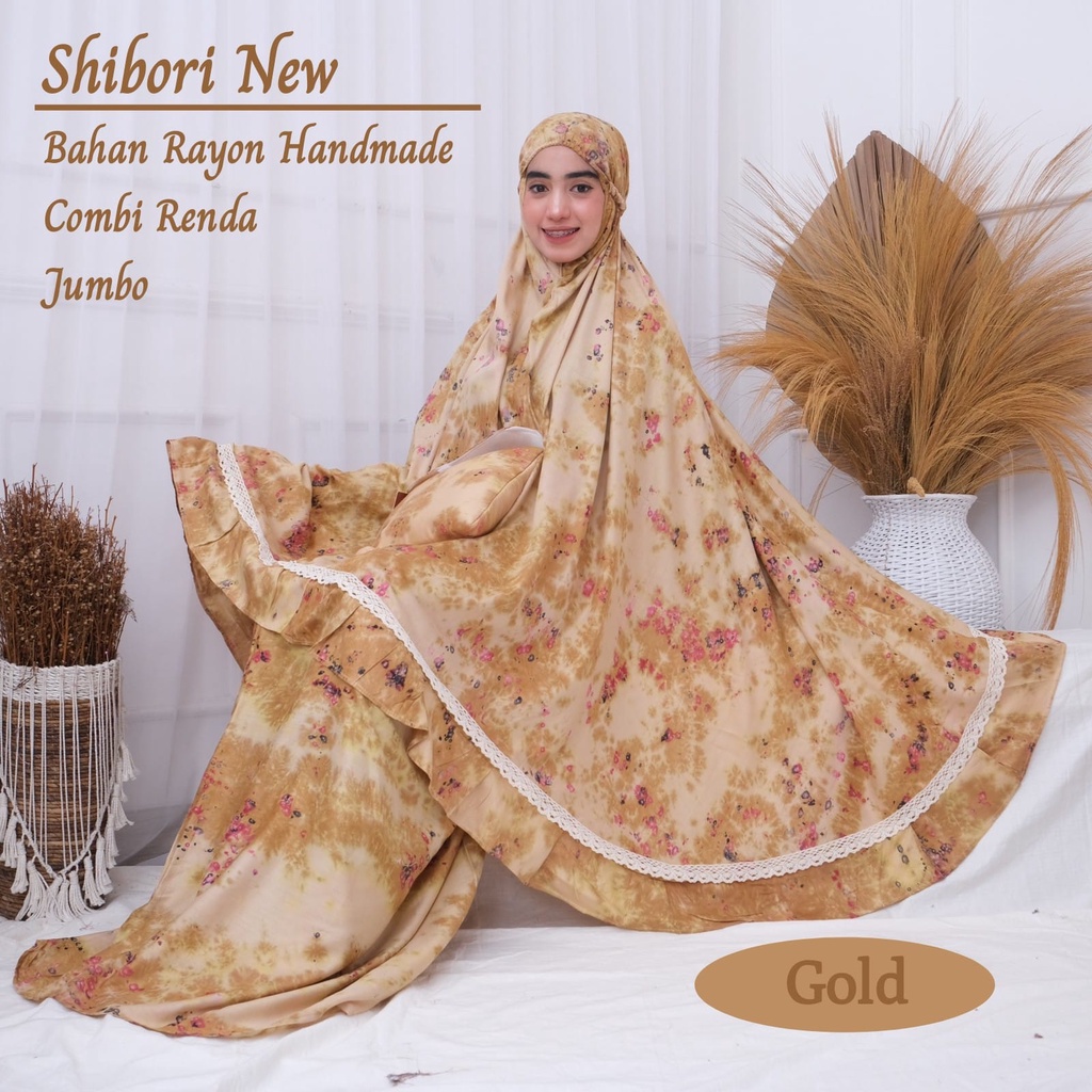mukena dewasa terbaru motif tiedye rayon jumbo