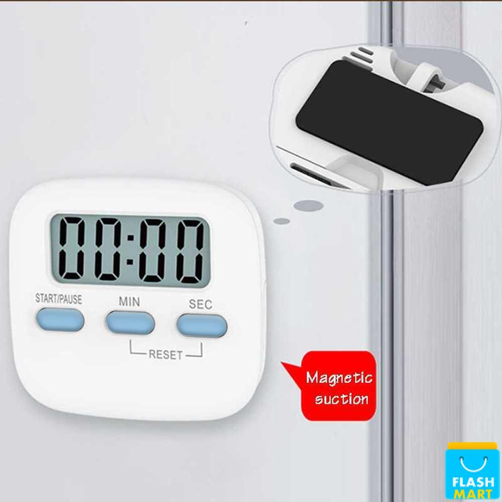 Flashmart Timer Masak Dapur Magnetic Stopwatch Alarm Clock - JS-113