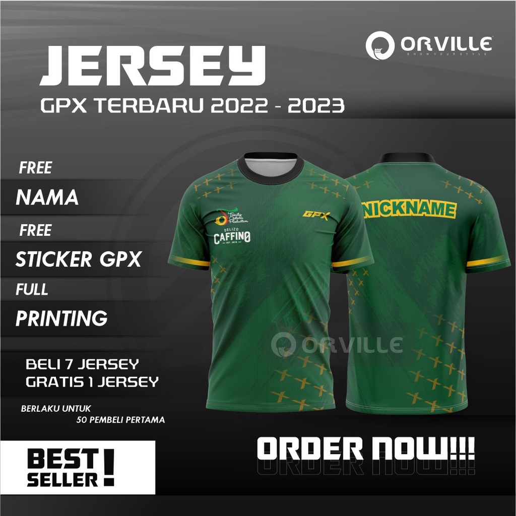 JERSEY GPX GENG KAPAK TERBARU 2022-2023 FREE NICKNAME & STICKER GPX