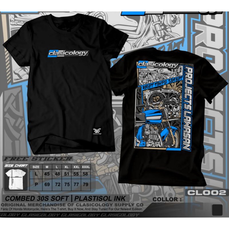 [COD] KAOS HONDA CB PROJECTS LAWASAN NEW ORIGINAL