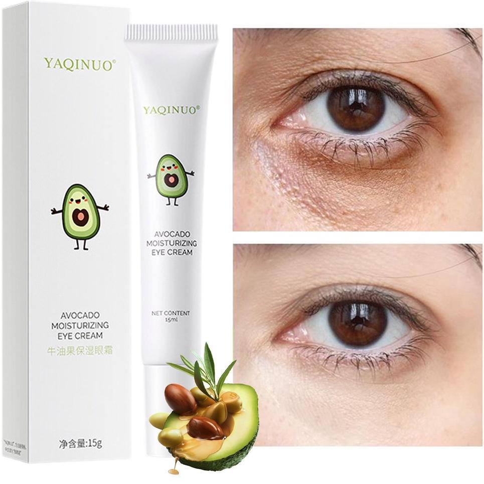 YAQINUO AVOCADO EYE CREAM  / KRIM PENGHILANG MILIA LEMAK BAWAH MATA