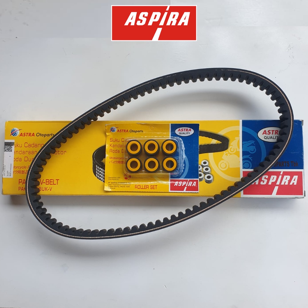 V-BELT VARIO 125 KZR ASPIRA  V-BELT ONLY & KIT UNTUK MOTOR VARIO 125 KZR
