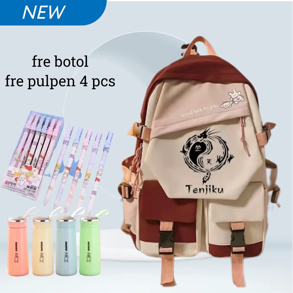 Backpack Anak- Schoolgirl Korean Version aolida bags High School Student Campus Backpack Ransel