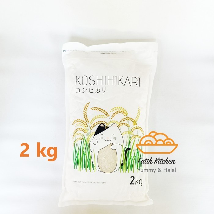 

Koshihikari Beras Jepang 2 kg Japonica Rice Untuk Sushi, MPASI