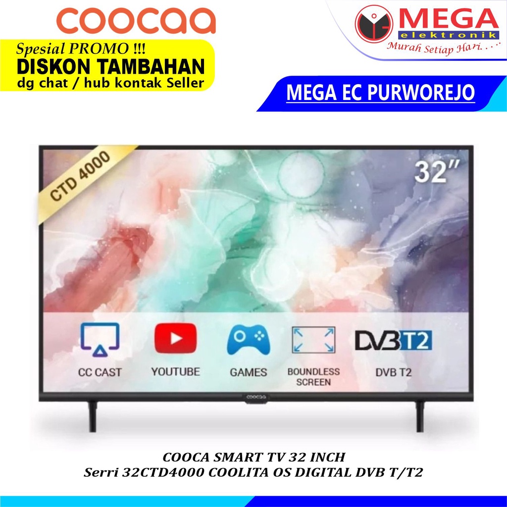 LED COOCAA  32CTD4000 SMART TV 32 INCH