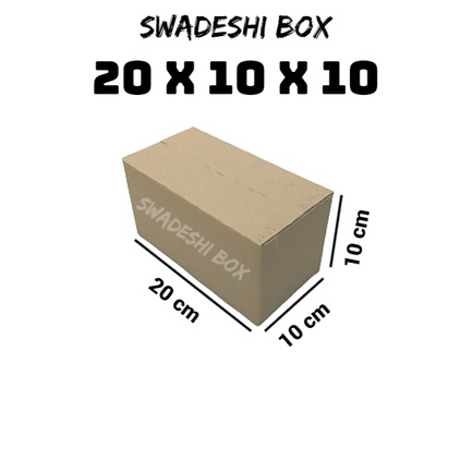 

kardus/karton/box uk. 20x10x10 cm untuk packing singlewall polos
