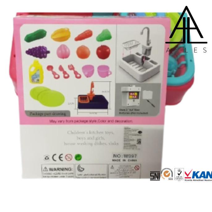 

Mainan Anak Perempuan/Kitchen Sink-Set Wastafel Tempat Cuci Piring roc04