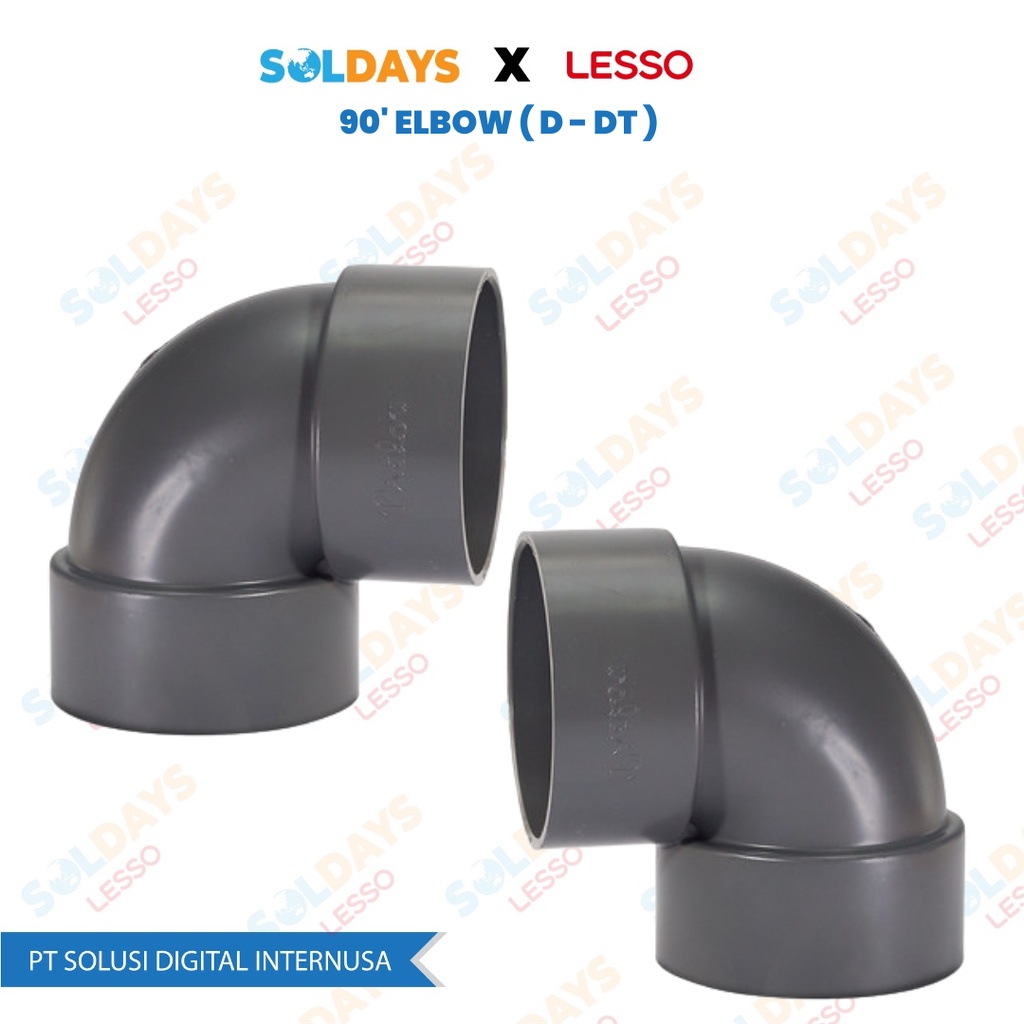 Lesso 90' Elbow ( D - DT ) 3&quot; / 90' ELBOW ( D - DT ) 3 Inch