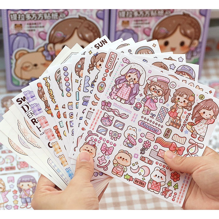 Stiker Pack Dodo Sauce Fantasy Adventure Tour Girl TLD78