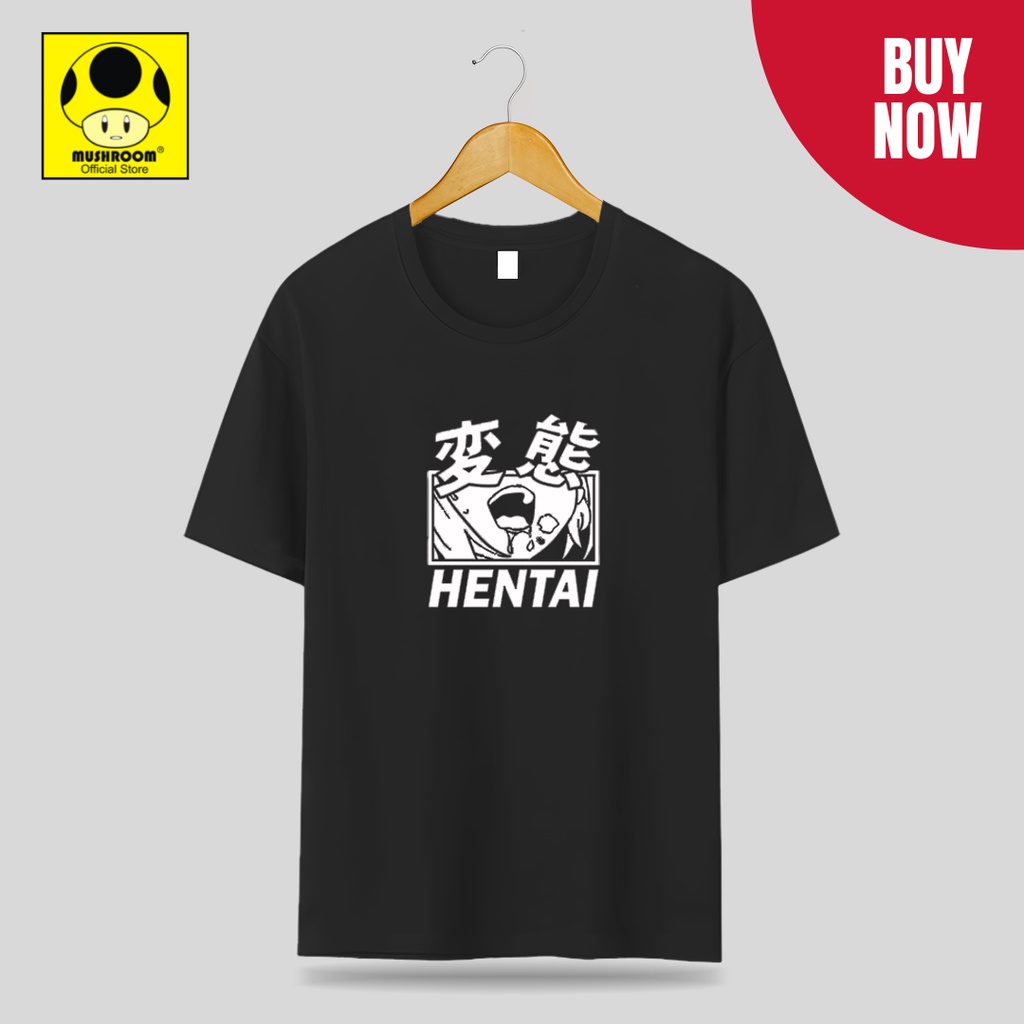 Kaos Anime HENTAI FACE Kimochi / Kaos Anime / Kaos Jepang / Baju Distro Pria Wanita /Distro KAMEHAKI